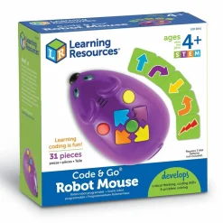 Stem Læringslegetøj|Robot Legetøj<Learning Resources Code & Go Robotmus