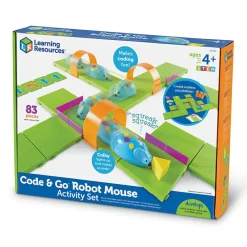 Stem Læringslegetøj|Robot Legetøj<Learning Resources Code & Go Robotmus - Aktivitetssæt