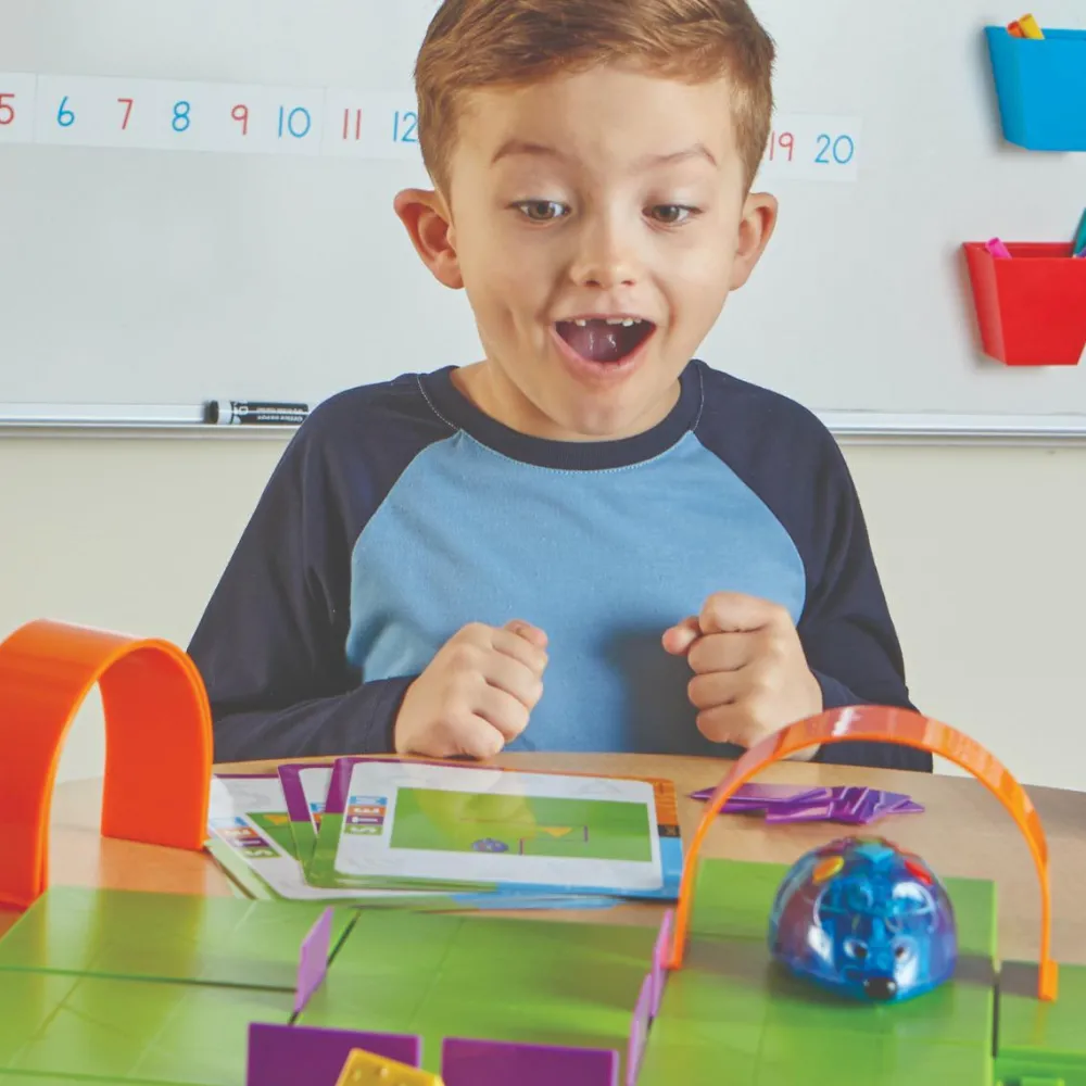 Stem Læringslegetøj|Robot Legetøj<Learning Resources Code & Go Robotmus (genopladelig) - Aktivitetssæt