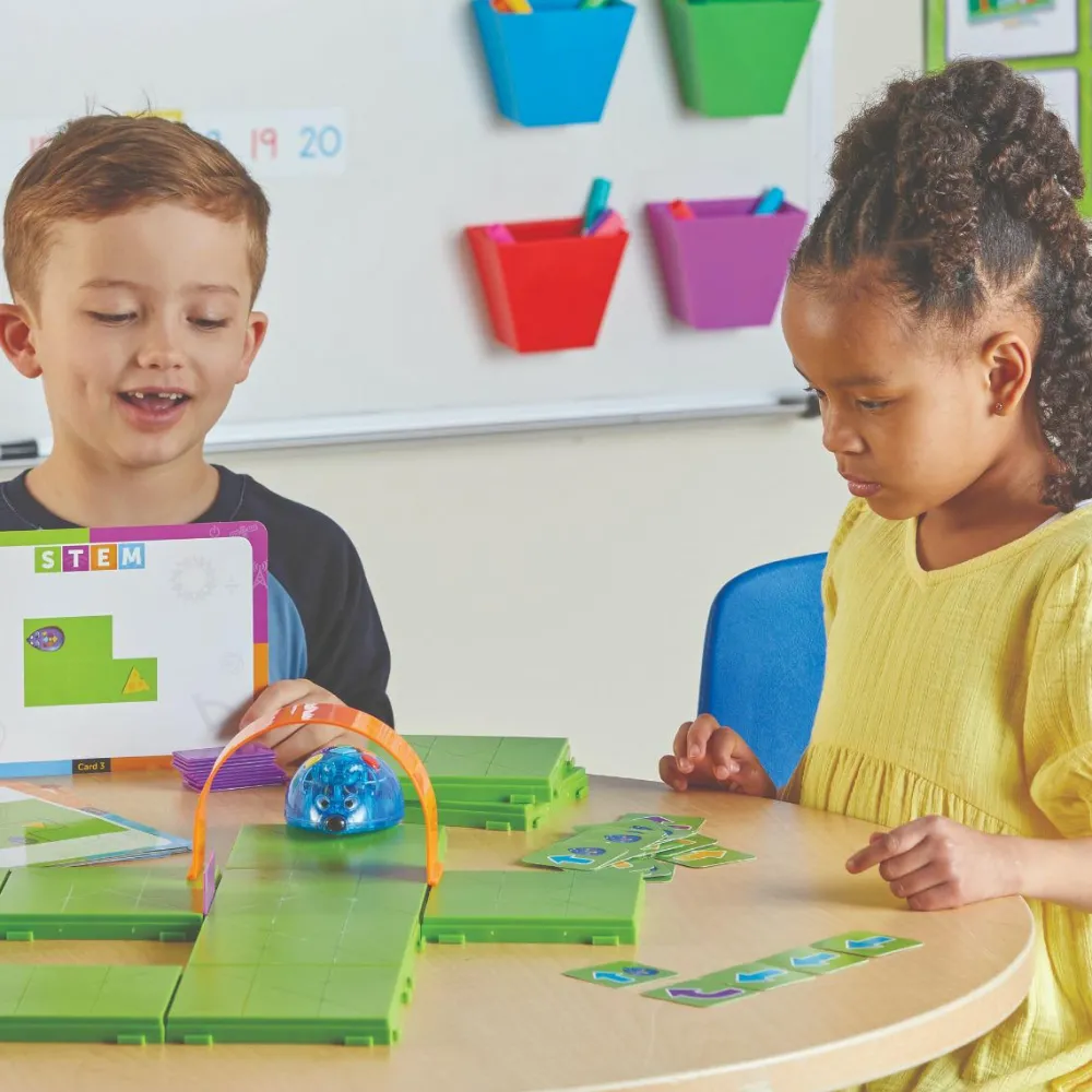 Stem Læringslegetøj|Robot Legetøj<Learning Resources Code & Go Robotmus (genopladelig) - Aktivitetssæt