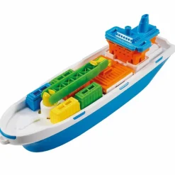 Udeleg|Strand- & Sandlegetøj< Containerskib 40 cm (ass.), 1 stk