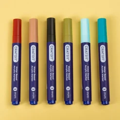 Tegne- & Malegrej<Crateit tusser - Natur 3 mm., 6 stk