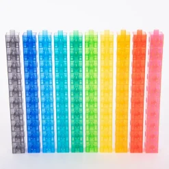 Logik & Talforståelse|Stem Læringslegetøj< Cubes 2 cm - Transparent, 100 stk