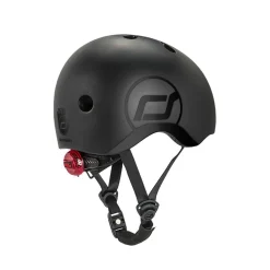 Børnesikkerhed<Scoot & Ride Cykelhjelm, 51-55 cm - Black