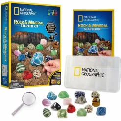 Stem Læringslegetøj|Naturvidenskab<National Geographic Ædelsten- og mineraler - Startsæt