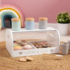 Trælegetøj|Rolleleg< Den lille kaffebar, 32 dele