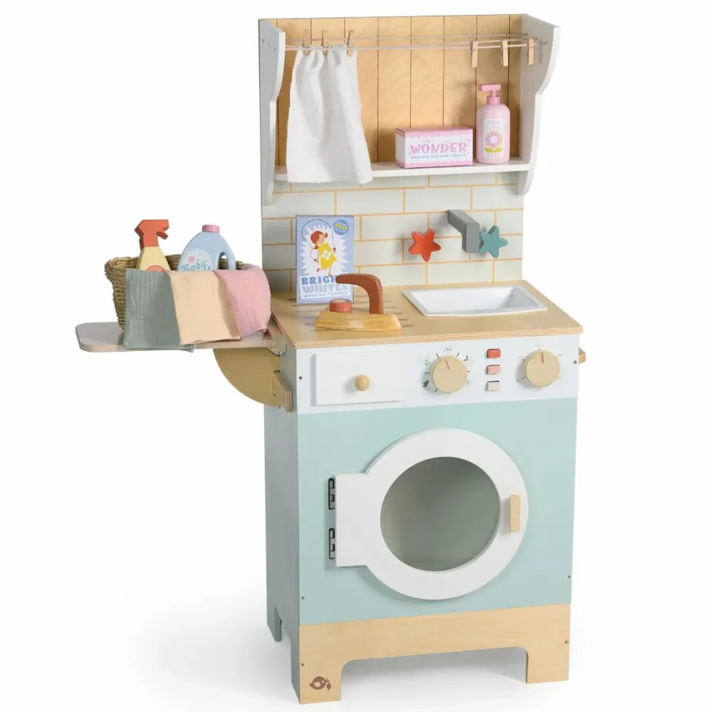 Trælegetøj|Rolleleg<Tender Leaf Det lille vaskerum