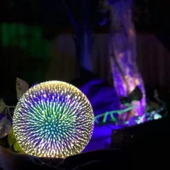 Til Børneværelset|Mindfulness For Børn< 3D glas lampe m. LED lys