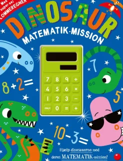 Logik & Talforståelse|Skolesjov<Forlaget Bolden Dinosaur Matematik-mission inkl. lommeregner