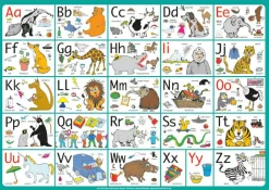 Babylegetøj< Dækkeserviet - ABC (engelsk)