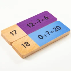 Logik & Talforståelse|Matematik & Leg< Domino - Lær plus og minus