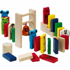 Sorterings- & Stablelegetøj<Haba Domino m. dyrevenner