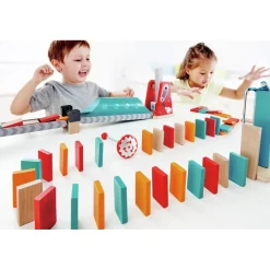Finmotorik|Stem Læringslegetøj<Hape Domino - Mighty Hammer, 59 dele