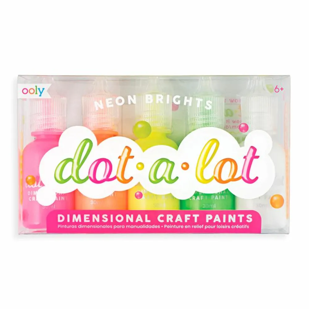 Påske|Tegne- & Malegrej<OOLY Dot-A-Lot - Neon, 5 stk