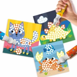 Tegne- & Malegrej<SES Creative Dot Markers XXL - Aktivitetskort