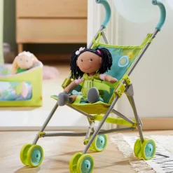 Dukker<Haba Dukke-paraplyklapvogn "Sommer"