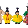 Dukkehus & Legesæt< Dukker 12,5 cm - B: 4 familiemedlemmer
