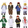 Dukkehus & Legesæt< Dukker 12,5 cm. - På arbejde, 8 stk
