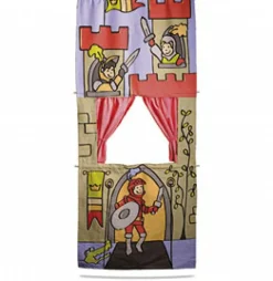 Til Børneværelset|Hånddukker<Egmont Toys Dukketeater til døråbning - Ridder (165 x 70 cm)
