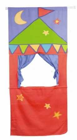 Til Børneværelset|Hånddukker<Egmont Toys Dukketeater til døråbning - Stjerner (165 x 70 cm)