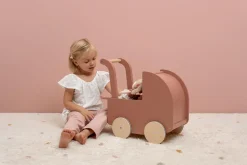 Tumlinge Legetøj|Dukkevogn< Dukkevogn inkl. sengesæt - Rosa