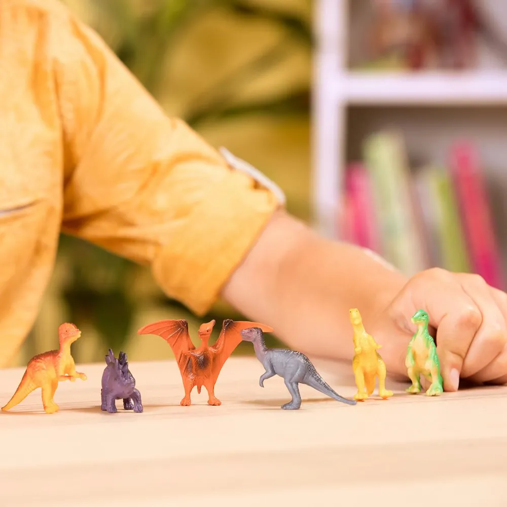 Dinosaur Legetøj|Dyrefigurer< Dyrefigurer i spand - Dinosaurer, 60 stk