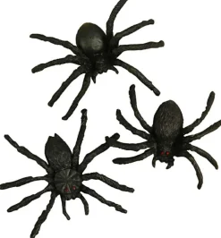 Kreativ Leg|Halloween<Creativ Company Edderkopper i plast 4 cm, 10 stk.