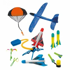 Udeleg|Naturvidenskab<Buki France Eksperimenter med luft - Raketter & fly