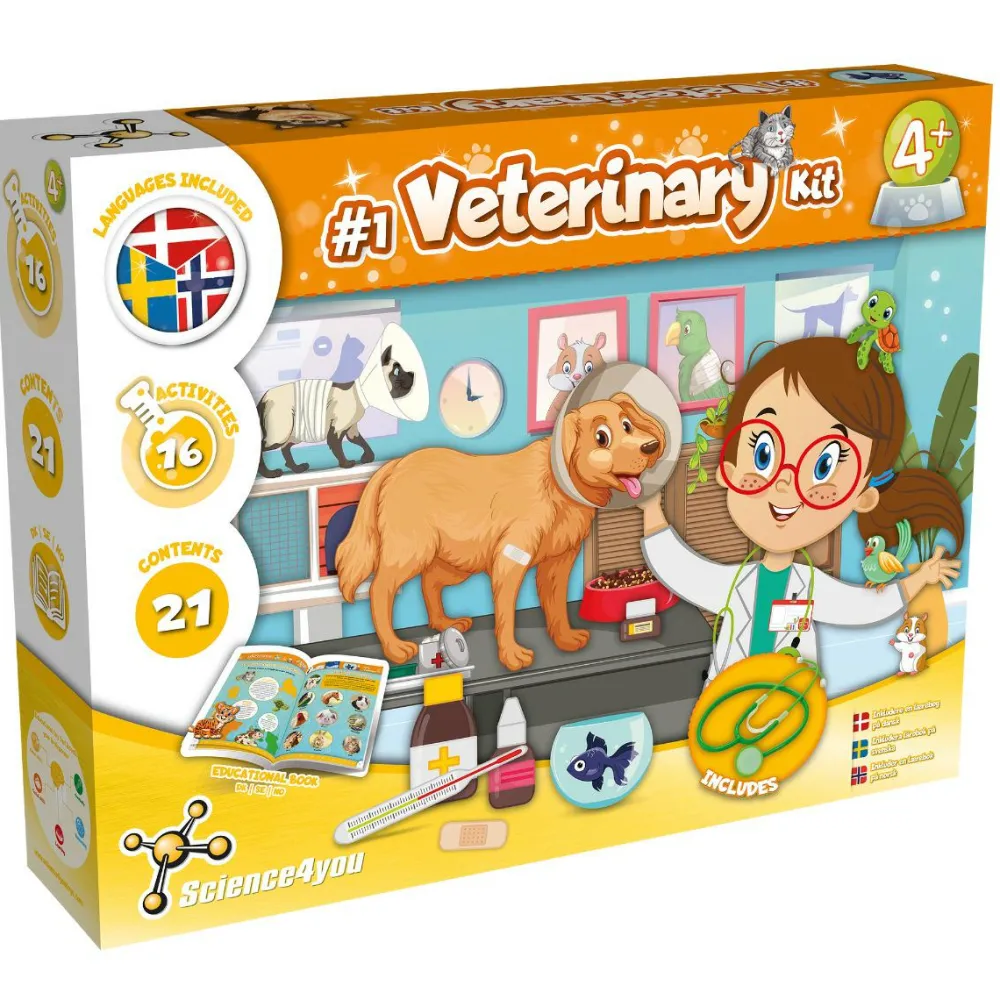 Stem Læringslegetøj|Eksperimenter< Eksperimentsæt - Veterinærvidenskab