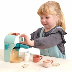 Økologisk Eller Bæredygtig|Trælegetøj<Tender Leaf Espressomaskine