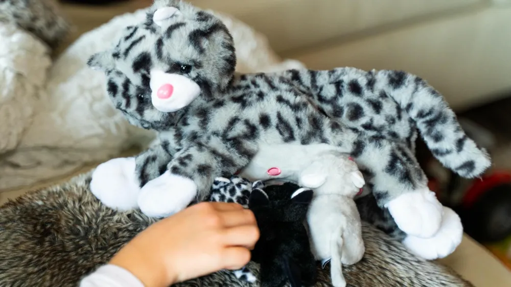 Bamser< Familiebamse - Kattemor med killinger