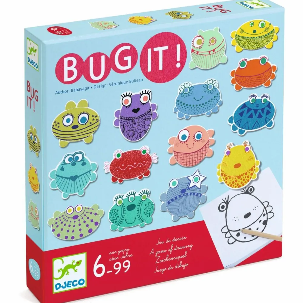 Spil<Djeco Familiespil - Bug It!