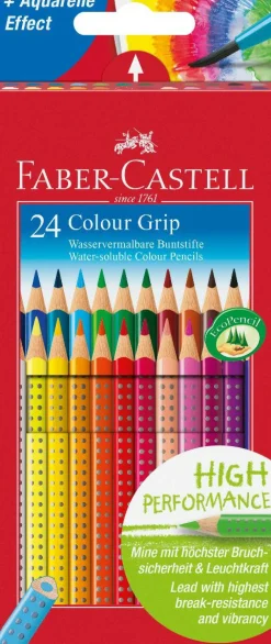 Tegne- & Malegrej<Faber-Castell Farveblyanter Grip 24 stk