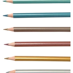 Tegne- & Malegrej<Creativ Company Farveblyanter - Metallic, 6 stk