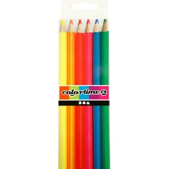 Tegne- & Malegrej<Creativ Company Farveblyanter - Neon, 6 stk