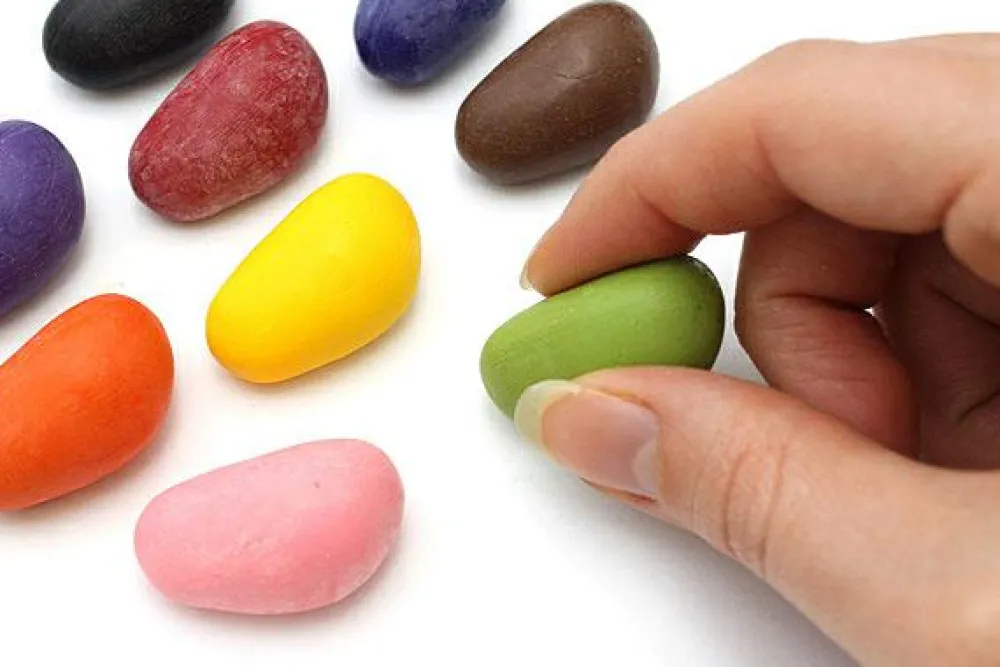 Vis Alle Varer (Særlige Behov)|Finmotorik< Farvekridt - Crayon Rocks 16 stk i stofpose