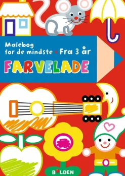 Finmotorik|Tegne- & Malegrej<Forlaget Bolden Farvelade - Malebog for de mindste (fra 3 år)