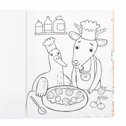 Legetøj Til Ferien|Tegne- & Malegrej<OOLY Farvelægningsbog - Little Farm Friends