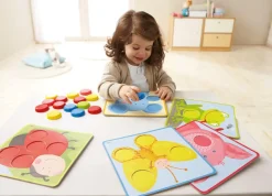Montessori|Tumlinge Legetøj<Haba Farvespil - Dyrevenner