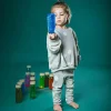 Mindfulness For Børn|Bliv Forundret< Fascinationsflaske - Blå glitter