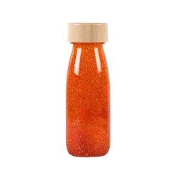 Mindfulness For Børn|Bliv Forundret< Fascinationsflaske - Orange glitter