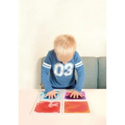 Mindfulness For Børn|Bliv Forundret< Fascinationsmåtter 20 x 20 cm - 4 stk
