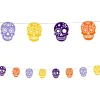 Halloween< Filtguirlande - Sugar Skulls, 100 cm
