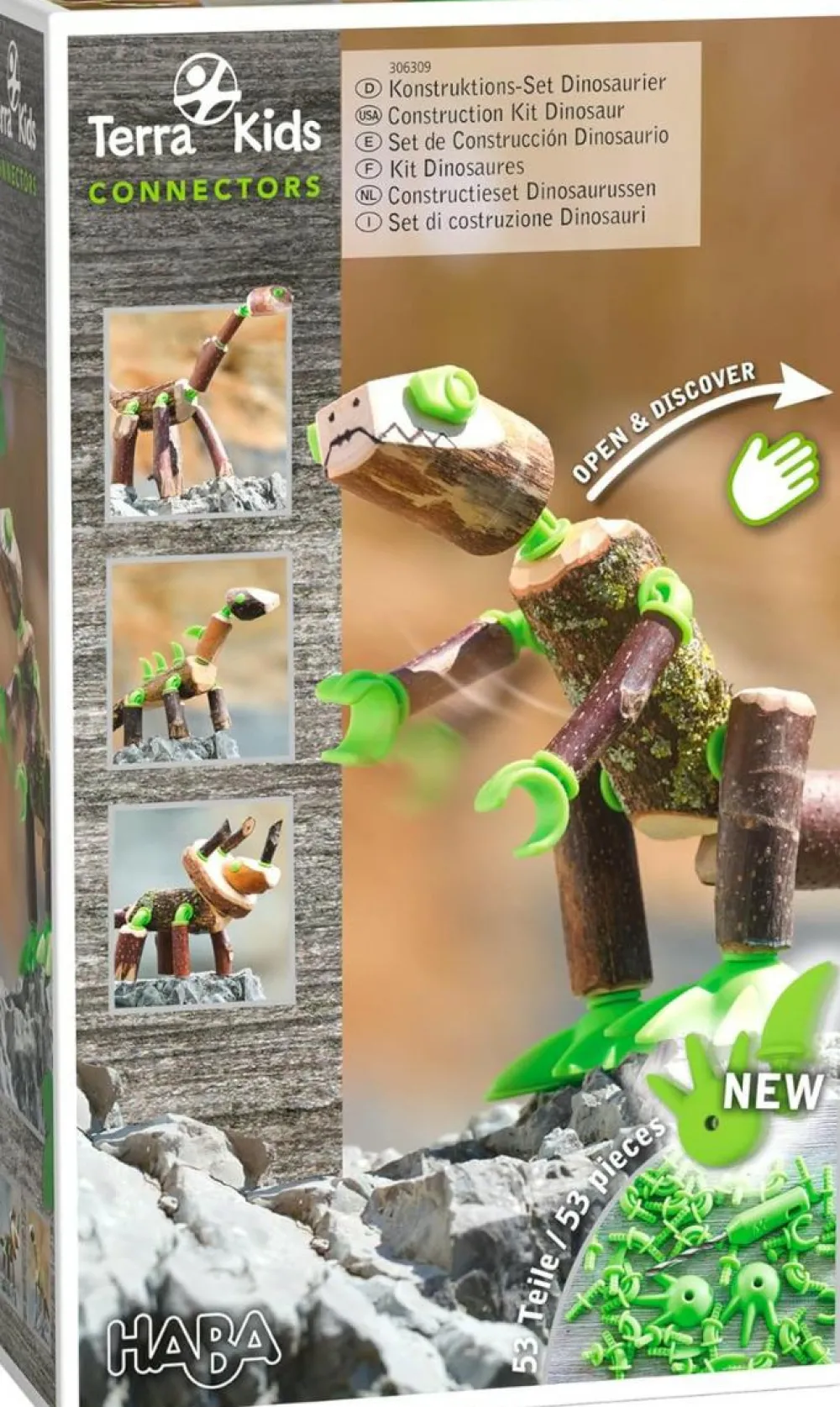 Insekt & Naturleg<Haba Find & Byg - Dinosaurer, 53 dele