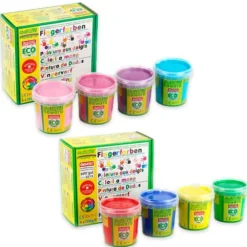 Vis Alle Varer (Særlige Behov)|Tegne- & Malegrej<ökoNORM Fingermaling - 4 x 150 gram