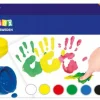 Tegne- & Malegrej<Playbox Fingermaling - 6 x 50 ml