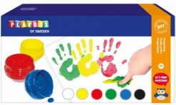 Tegne- & Malegrej<Playbox Fingermaling - 6 x 50 ml