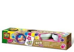 Vis Alle Varer (Særlige Behov)|Økologisk Eller Bæredygtig<SES Creative Fingermaling - 4 x 110 ml - Trendy