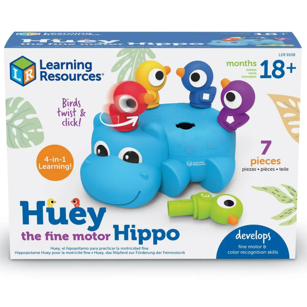 Tumlinge Legetøj|Sorterings- & Stablelegetøj<Learning Resources Finmotorik flodhest