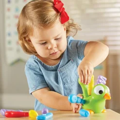 Finmotorik|Tumlinge Legetøj<Learning Resources Finmotorik påfugle, 30 dele